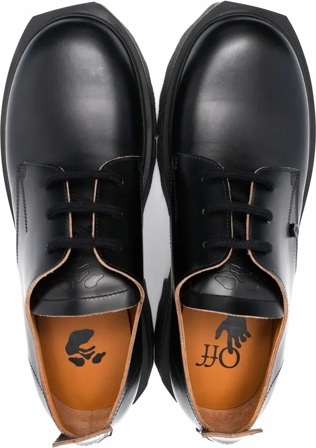 Sponge Sole Derby Shoes - Image 4