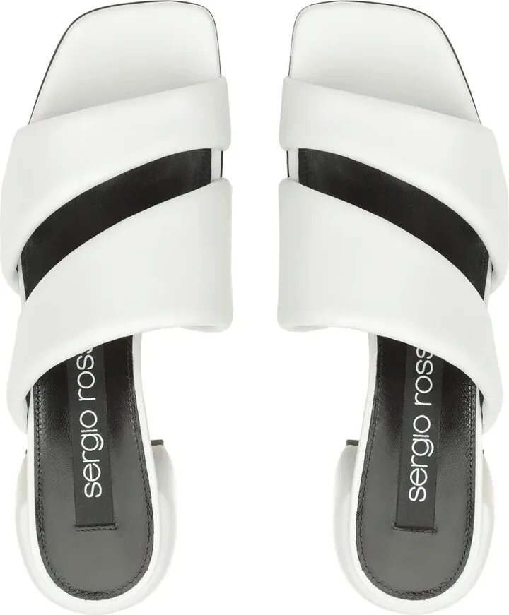 Spongy 45mm leather sandals - Image 4