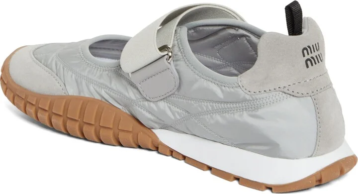 Sport Quilted Nylon Mary Jane Sneaker - Image 2