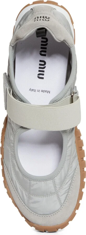 Sport Quilted Nylon Mary Jane Sneaker - Image 5