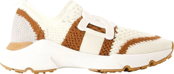 Sport Run Sneakers - Tod's - Canvas - Beige