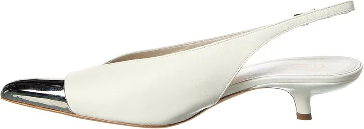 Sportmax Liuti Leather Slingback Pump - Image 2