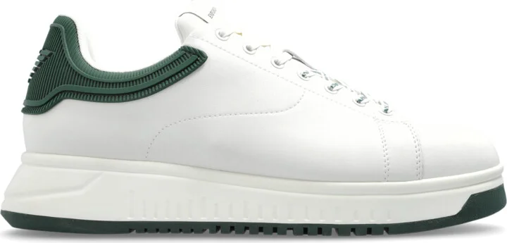 Sports Shoes On Platform, , - White