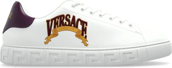 Sports Shoes With Embroidered Logo, , - White