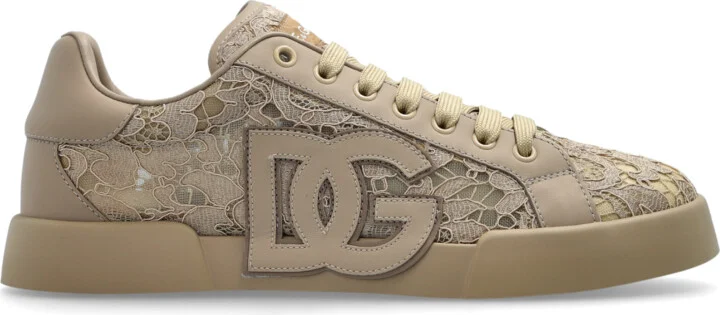 Sports Shoes With Lace Insert, , - Beige