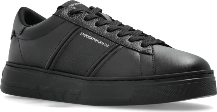 Sports Shoes With Logo, , - Black - Image 2