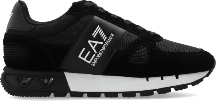 Sports Shoes With Logo, , - Black