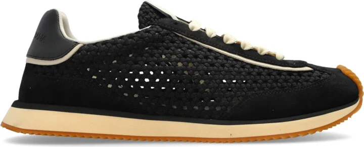 Sports Shoes With Logo, , - Black