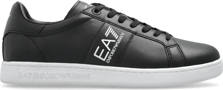 Sports Shoes With Logo, , - Black