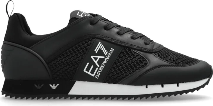 Sports Shoes With Logo, , - Black