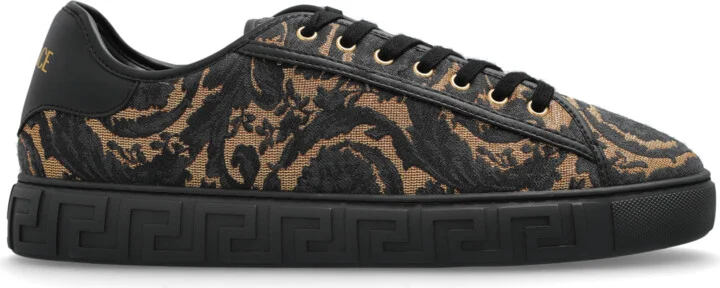 Sports Shoes With Logo, , - Black