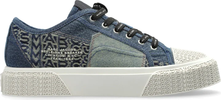 Sports Shoes With Logo, , - Blue