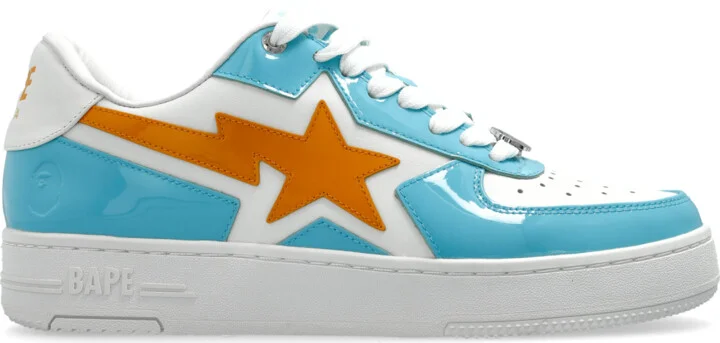 Sports Shoes With Logo, , - Blue