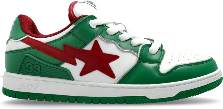 Sports Shoes With Logo, , - Green