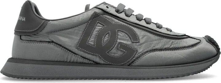 Sports Shoes With Logo, , - Grey