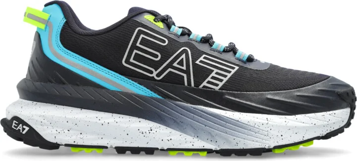 Sports Shoes With Logo, , Navy - Blue
