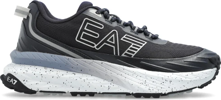 Sports Shoes With Logo, , Navy - Blue