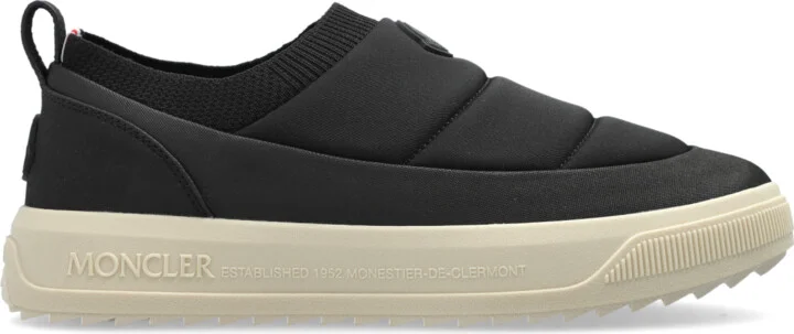 Sports Shoes With Logo Patch, , - Black