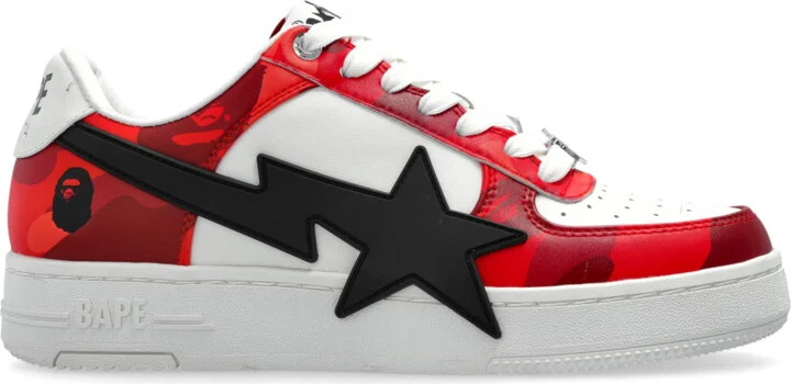 Sports Shoes With Logo, , - Red