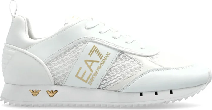 Sports Shoes With Logo, , - White