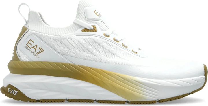Sports Shoes With Logo, , - White