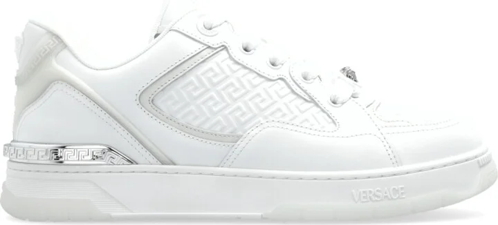 Sports Shoes With Logo, , - White
