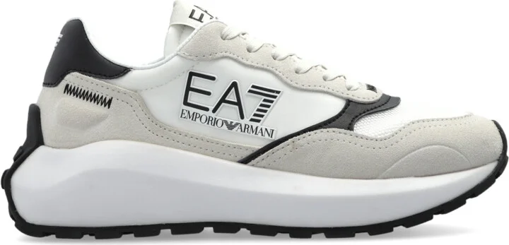 Sports Shoes With Logo, , - White