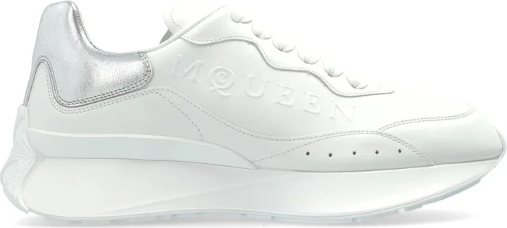 Sports Shoes With Logo, , - White