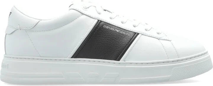 Sports Shoes With Logo, , - White
