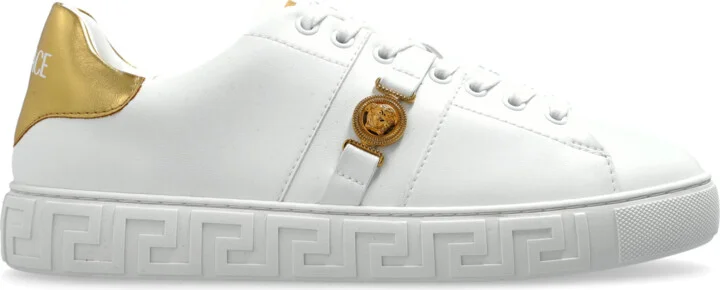 Sports Shoes With Logo, , - White