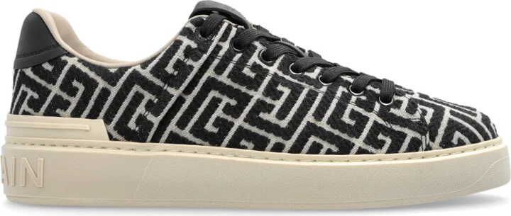 Sports Shoes With Monogram, , - Black