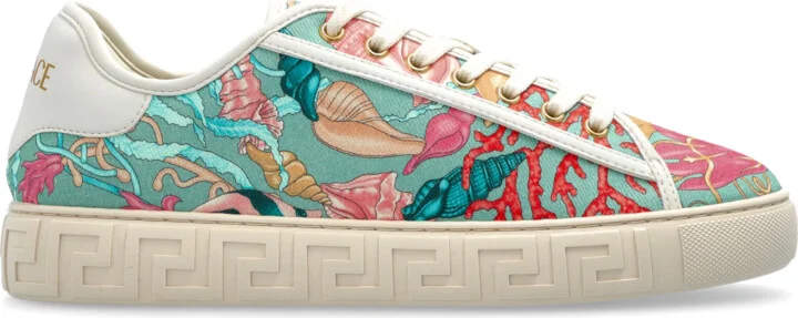 Sports Shoes With Print, , - Green