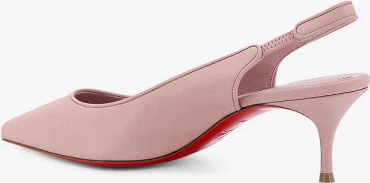 Sporty Kate 55 Leather Slingback Pumps - Image 2