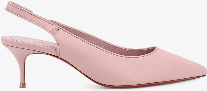 Sporty Kate 55 Leather Slingback Pumps