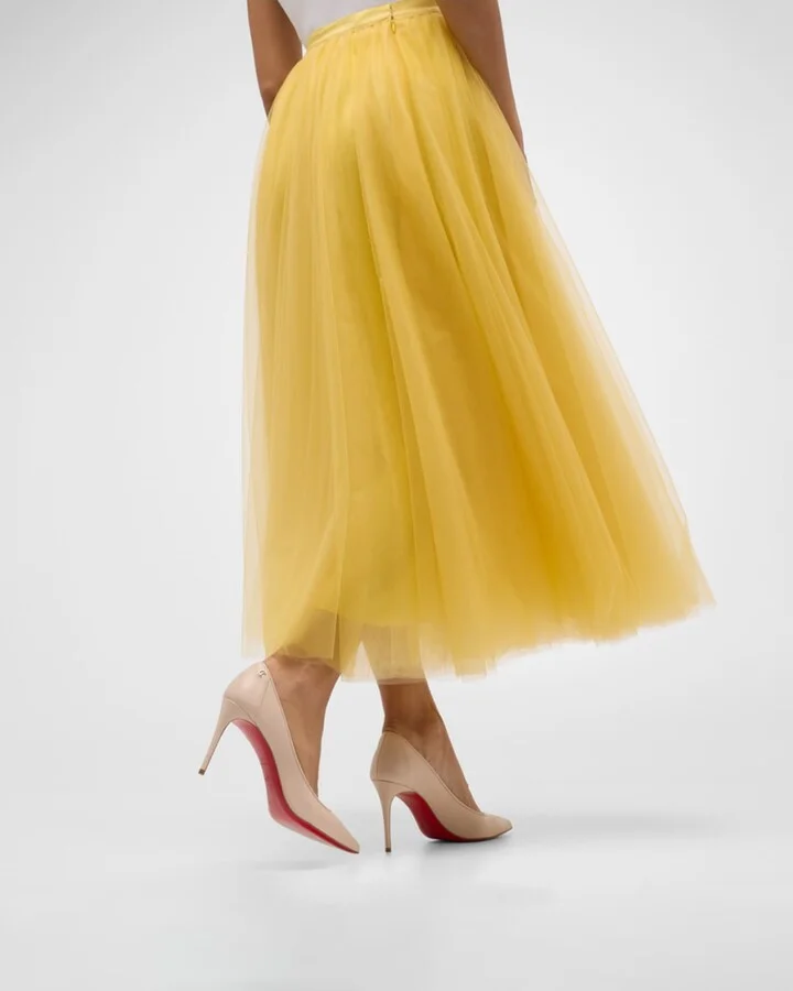 Sporty Kate Napa Red Sole Pumps - Image 9