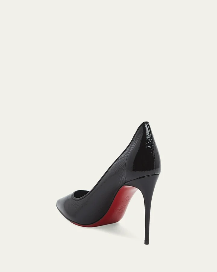 Sporty Kate Patent Red Sole Pumps - Image 9