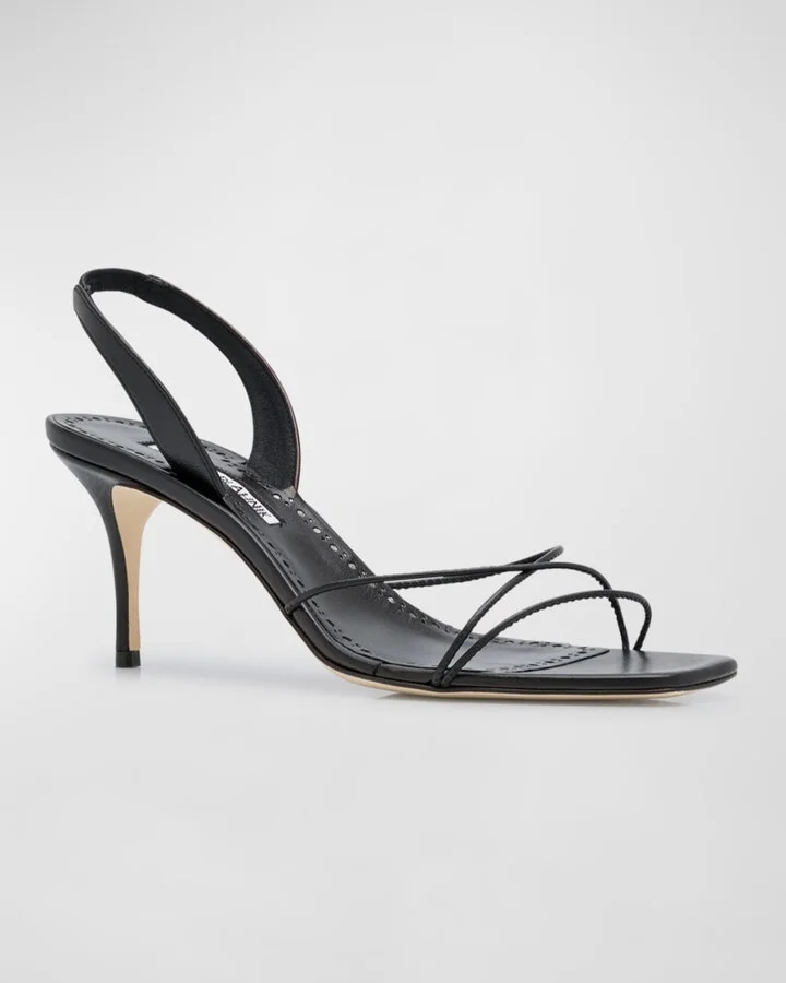 Sporty Kate Red Sole Slingback Pumps - Image 2