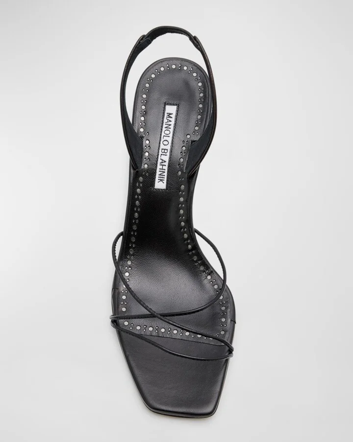 Sporty Kate Red Sole Slingback Pumps - Image 5