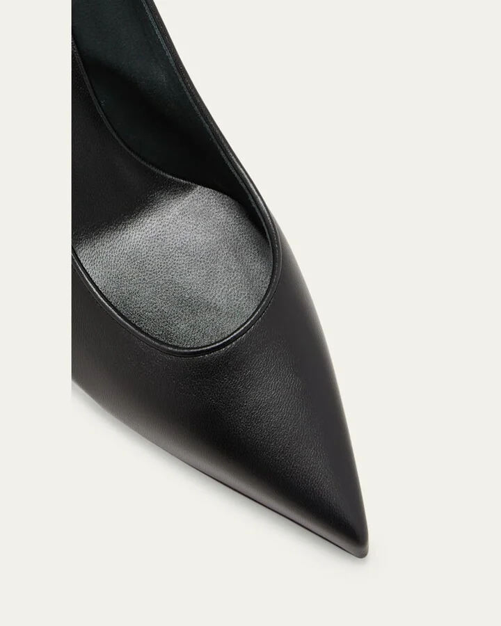 Sporty Kate Red Sole Slingback Pumps - Image 8