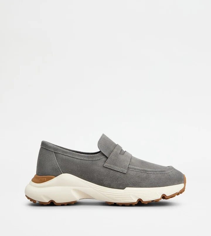 Sporty Loafers in Suede