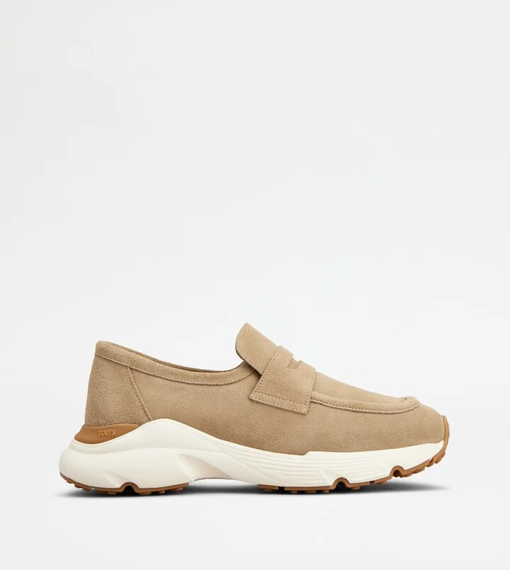 Sporty Loafers in Suede