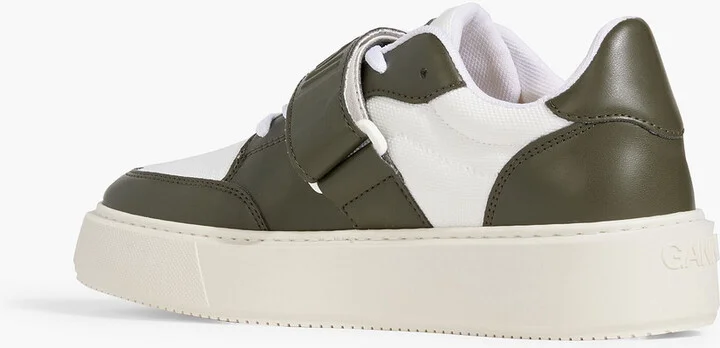 Sporty Mix Cupsole mesh and faux leather sneakers - Image 3
