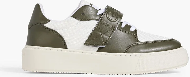 Sporty Mix Cupsole mesh and faux leather sneakers