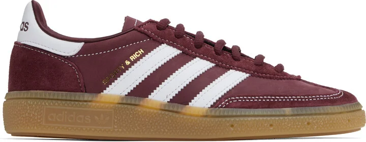 Sporty & Rich Burgundy adidas Originals Edition Handball Spezial Sneakers