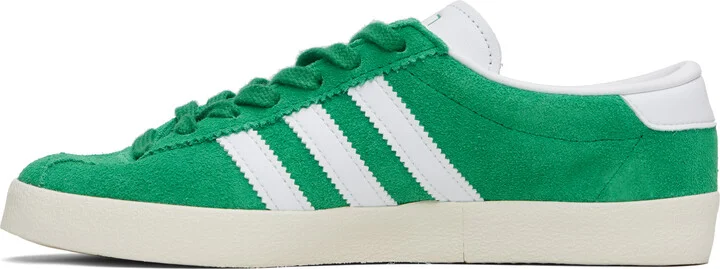 Sporty & Rich Green adidas Originals Edition Blanc Sneakers - Image 3