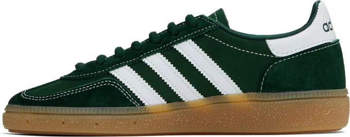 Sporty & Rich Green adidas Originals Edition Handball Spezial Sneakers - Image 3