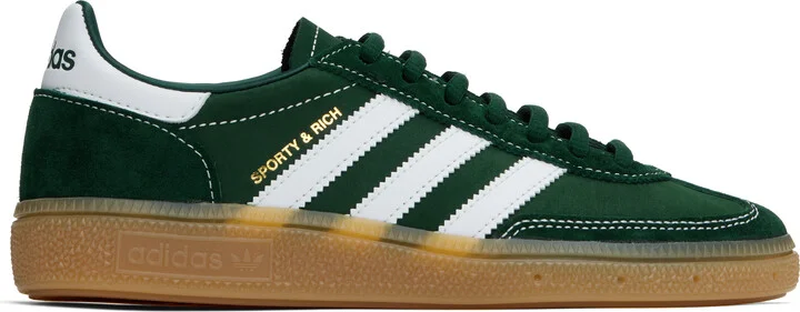 Sporty & Rich Green adidas Originals Edition Handball Spezial Sneakers