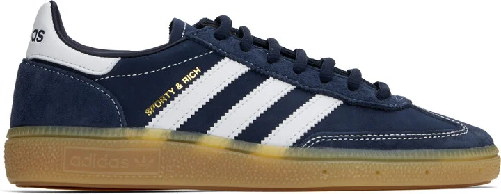 Sporty & Rich Navy adidas Originals Edition Handball Spezial Sneakers