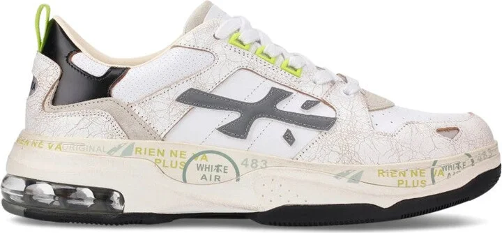 Sporty Sneakers With Unique Lacing System