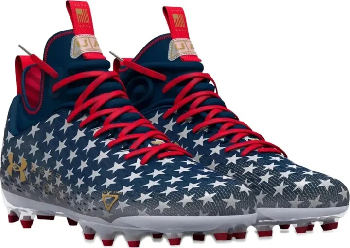 Spotlight Lux Mc Le Usa "Blue/Red" football cleats - Image 2